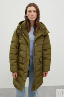 Утепленное пальто силуэта oversize FINN FLARE