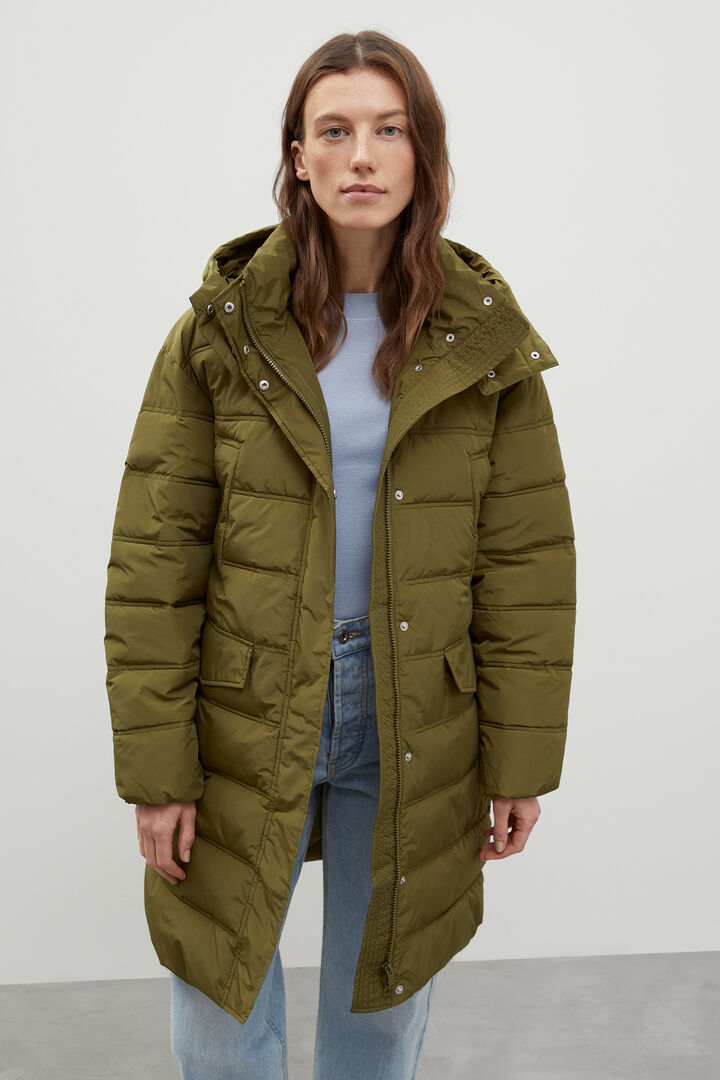 Утепленное пальто силуэта oversize FINN FLARE FWC11055 фото 1