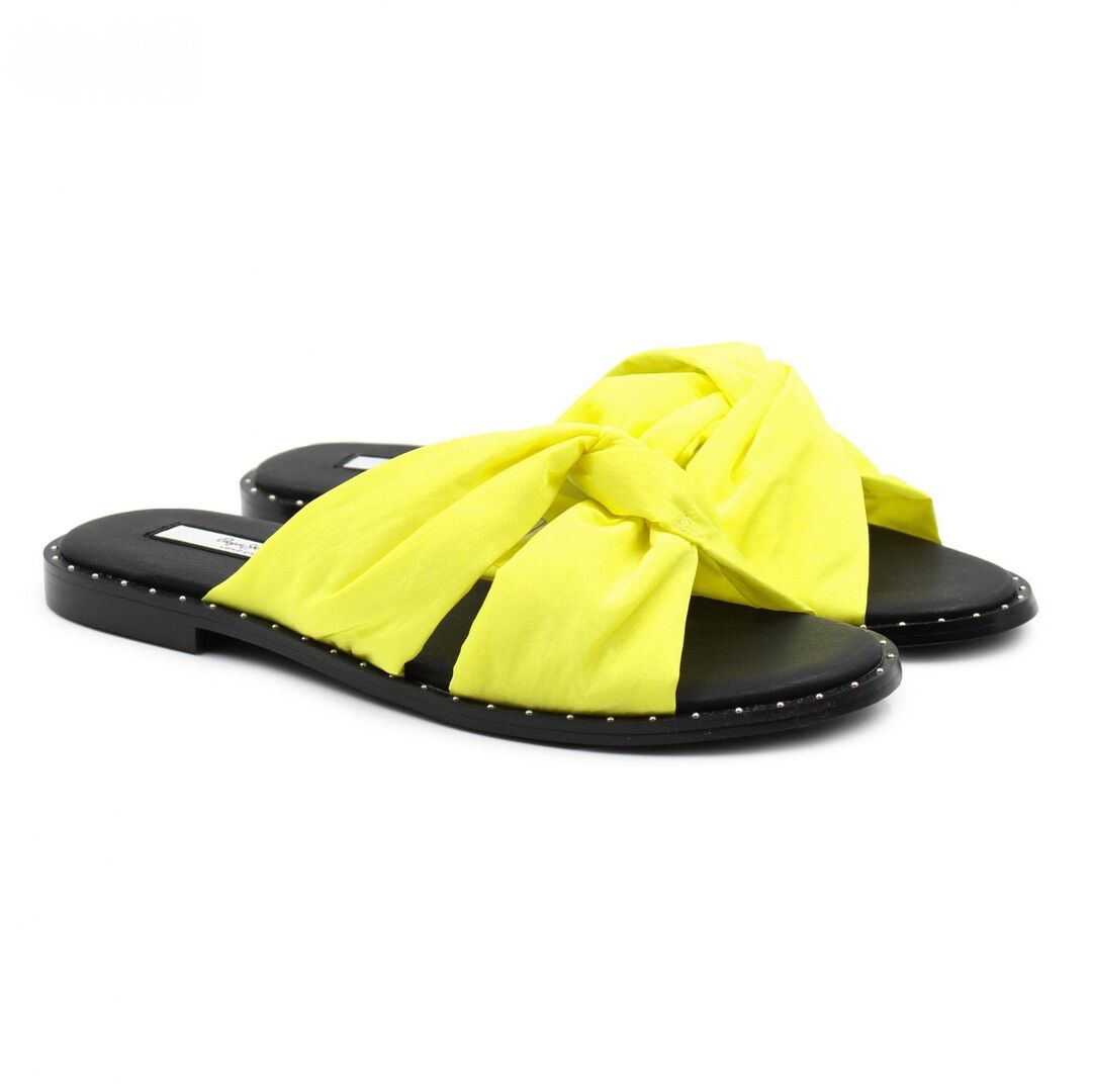 Женские сланцы Pepe Jeans London, желтые фото 1