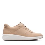 Женские кроссовки Clarks, бежевые фото 2
