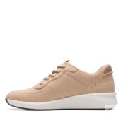 Женские кроссовки Clarks, бежевые фото 5