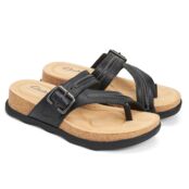 Женские вьетнамки Clarks (Brynn Madi 26164863), черные фото 1