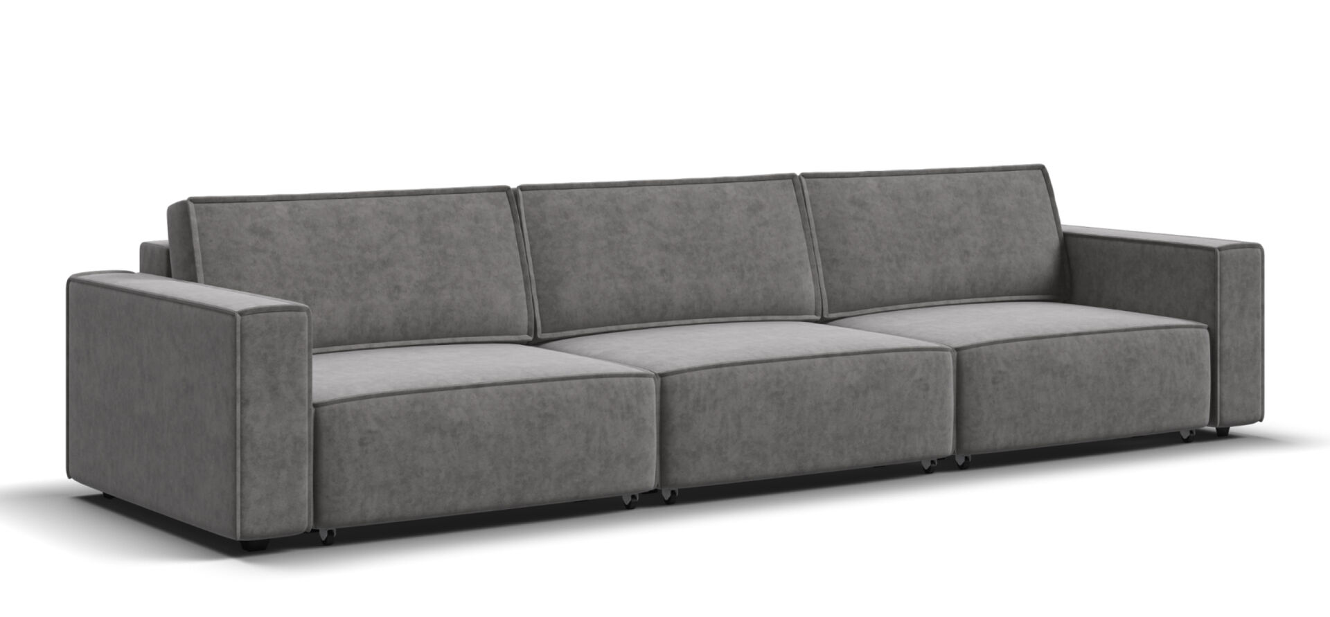 Диван BOSS SOFT MODOOL MAX Велюр Royal стоун фото 1