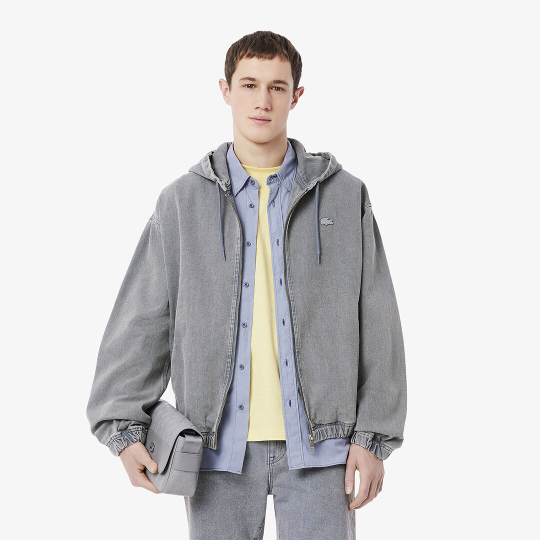 Мужская джинсовая куртка Lacoste из органического хлопка фото 1