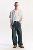 Джинсы baggy fit широкие со стиркой befree 4680704752595 фото 4