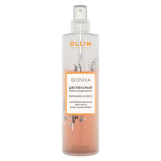 BIONIKA Двухфазный спрей-кондиционер Питание и блеск OLLIN PROFESSIONAL
