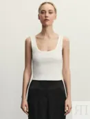Укороченный топ в рубчик Zarina ZR2505013406-2 фото 3