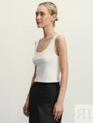 Укороченный топ в рубчик Zarina ZR2505013406-2 фото 4