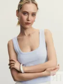Укороченный топ в рубчик Zarina ZR2505013406-41 фото 3