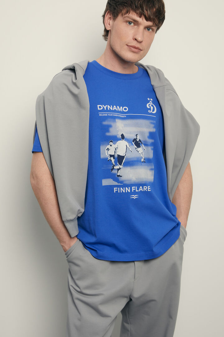 Футболка унисекс из коллаборации с Динамо FINN FLARE CSF98002 фото 1