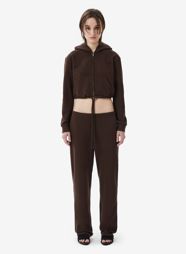 Худи Zip Crop Eternal Brown FABLE фото 1