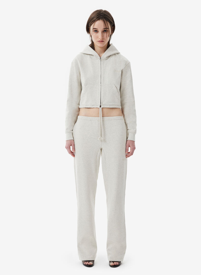 Худи Zip Crop Eternal Light Grey Melange FABLE фото 1