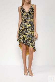 Платье с ассиметричным кроем VERSACE JEANS COUTURE