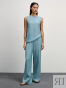 Топ из вискозы с жатым эффектом Zarina 4327201301-163 фото 2