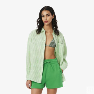 Женская рубашка Lacoste из льна