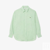 Женская рубашка Lacoste из льна фото 5