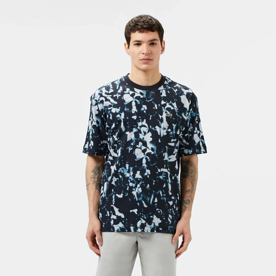 Мужская футболка Lacoste из хлопка фото 1