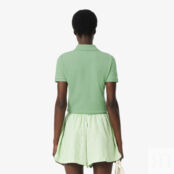 Женское поло Lacoste Slim Fit из эластичного хлопка фото 2