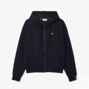 Женская толстовка Lacoste с капюшоном на молнии фото 5
