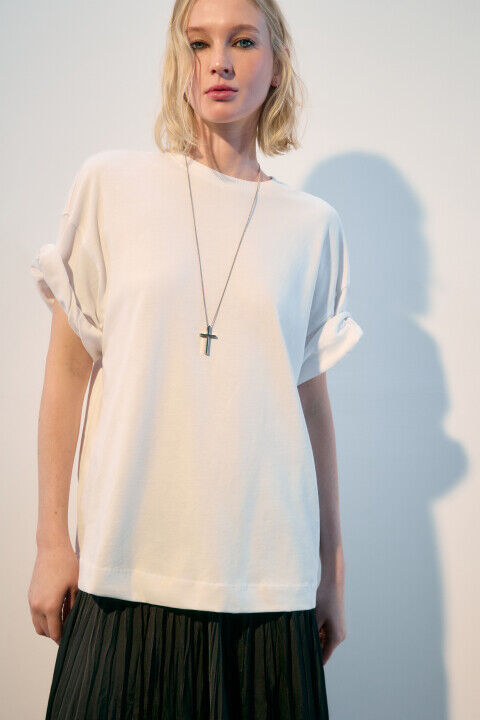 Футболка oversize из плотного хлопка befree 4680704801002 фото 1
