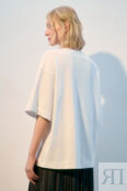 Футболка oversize из плотного хлопка befree 4680704801002 фото 4