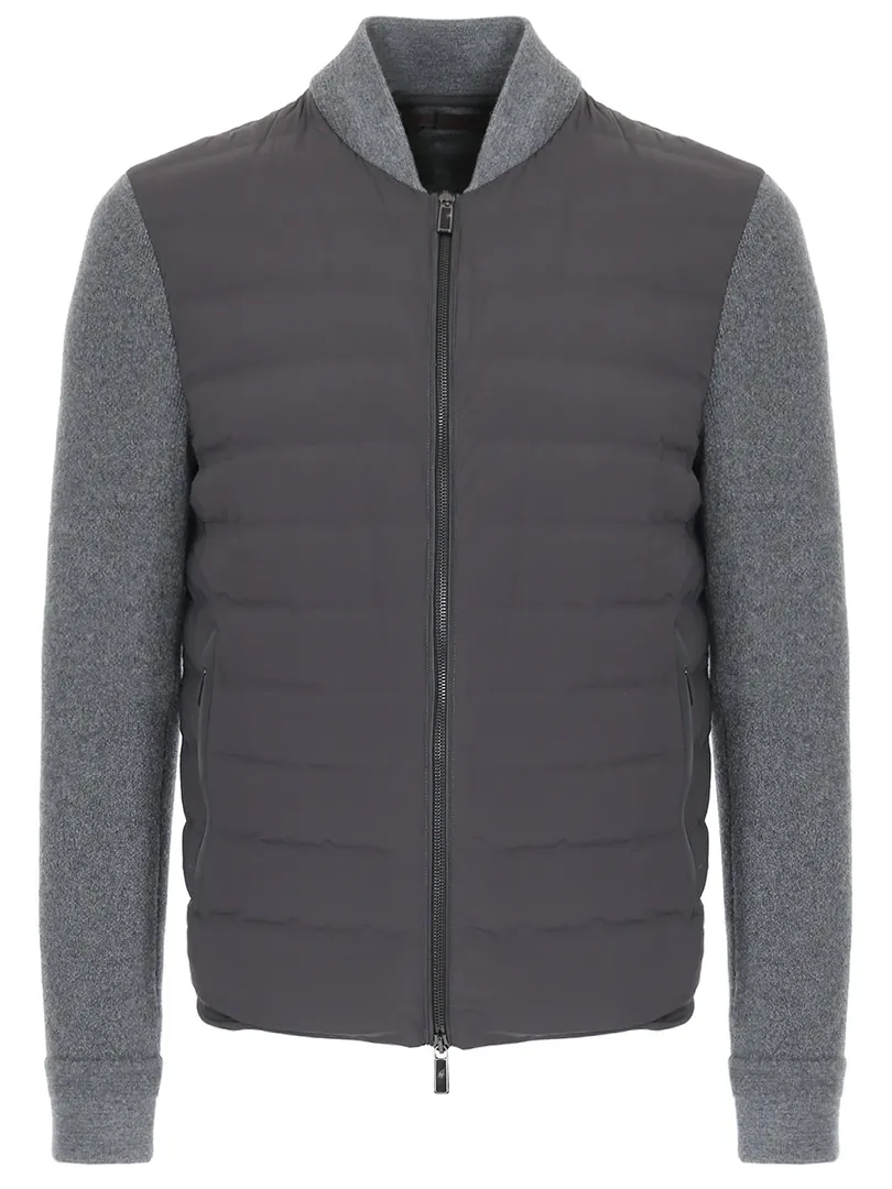Бомбер комбинированный ZEGNA фото 1