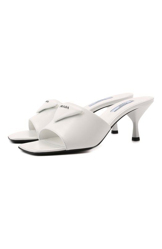 Кожаные мюли Prada 1XX590-055-F0009-065 фото 1