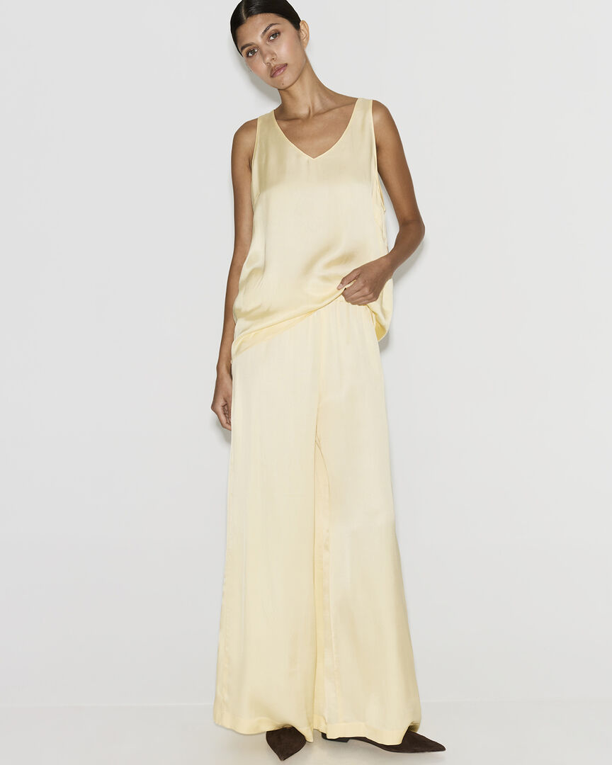 Брюки желтого цвета XXS