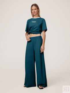 Хлопковые брюки с лампасами XS(42) Elis