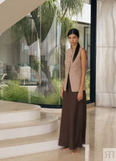 Жилет Camellia изо льна - XS-S - Taupe