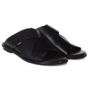 Женские сланцы Clarks, черные фото 1