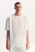Футболка oversize из ткани в рубчик befree 4680704603484 фото 3