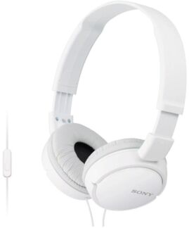 Наушники накладные Sony MDR-ZX110AP, белый Наушники Sony Наушники накладные