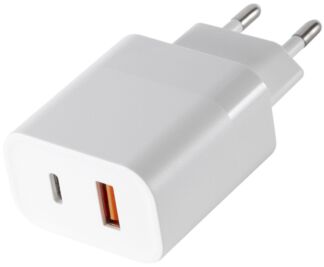 Сетевое зарядное устройство moonfish USB-A + USB-C, PD, 30 Вт, белый Питани