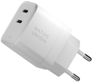 Сетевое зарядное устройство Native Union Fast GaN Charger 2 USB-C, PD, 35 В