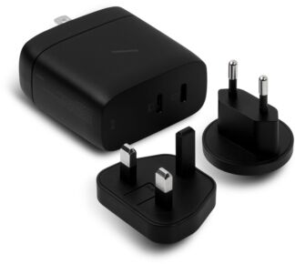 Сетевое зарядное устройство Native Union Fast GaN Charger 2USB-C, PD, 67 Вт