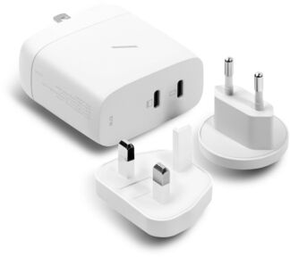 Сетевое зарядное устройство Native Union Fast GaN Charger 2 USB-C, PD, 67 В