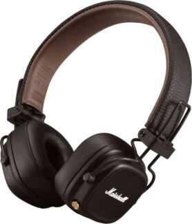 Беспроводные наушники Marshall Major IV, коричневый Наушники Marshall Беспр