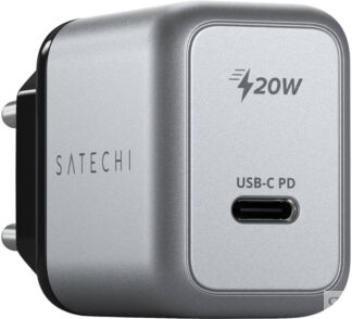 Сетевое зарядное устройство Satechi Wall Charger USB-C PD 20Вт, серый космо
