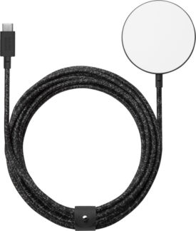 Беспроводное зарядное устройство Native Union Snap Cable, 15Вт, черный Пита