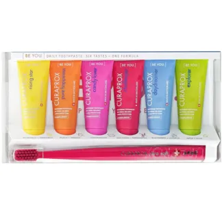 Набор зубных щеток Curaprox BE YOU Mix Set (набор из 6 вкусов)