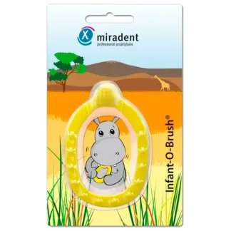 Детская зубная щетка miradent INFANT-O-BRUSH желтый