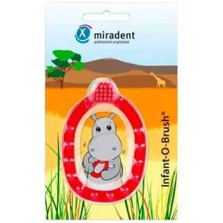 Детская зубная щетка miradent INFANT-O-BRUSH красный