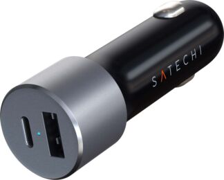 Автомобильное зарядное устройство Satechi USB-C + USB-A, PD, 72Вт, черный П