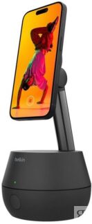 Беспроводное зарядное устройство Belkin Stage Auto-Tracking Stand Pro + каб