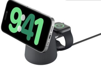 Беспроводное зарядное устройство Belkin Boost Charge Pro 2in1 MagSafe, 15вт