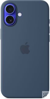Чехол Apple для iPhone 16 Plus Silicone MagSafe, «синий деним» Чехлы и защи