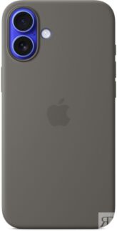 Чехол Apple для iPhone 16 Plus Silicone MagSafe, серый Чехлы и защита Apple