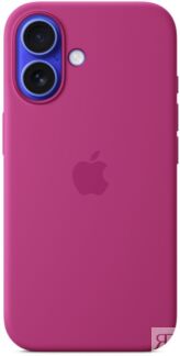 Чехол Apple для iPhone 16 Silicone MagSafe, фуксия Чехлы и защита Apple Чех