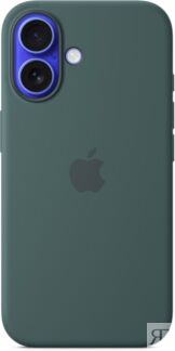 Чехол Apple для iPhone 16 Silicone with MagSafe, зеленый Чехлы и защита App